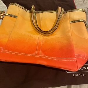 Limited edition Coach Orange Ombré bag. Tags still attached